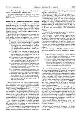 Thumbnail image for Resolution of the Council of Ministers No. 113/2005 is a Portuguese government resolution that aimed to promote the improvement of corporate governance practices in the country. The resolution created a national program for corporate governance, which included several measures to promote transparency, accountability, and fairness in the corporate sector. The program's main objectives were to promote good governance practices in listed companies, improve the quality of financial information provided by companies, strengthen the role of auditors, and encourage the participation of shareholders in corporate decision-making. The resolution also called for the adoption of a corporate governance code by companies listed on the Portuguese stock exchange.