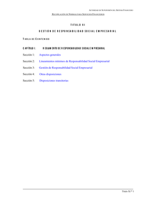 Thumbnail image for The purpose of this Regulation is to establish provisions that Financial Intermediation Entities must comply with in relation to Corporate Social Responsibility (CSR).