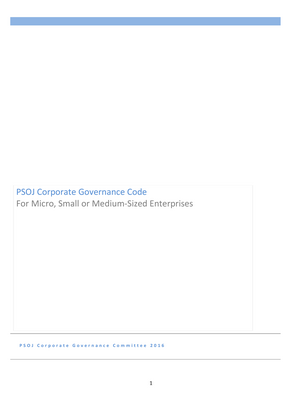 Thumbnail image for The Private Sector Organisation of Jamaica established the Corporate Governance Committee with a mission to become the key influencer in the delivery and adoption of corporate governance best business practices by providing access to knowledge and learning resources for our members and leaders of business enterprises so they can effectively compete in the global market.