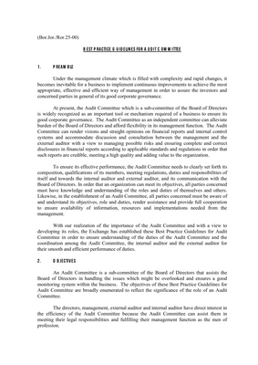 Thumbnail image for The Stock Exchange of Thailand (SET) has established these Best Practice Guidelines for Audit Committee in order to ensure understanding of the duties of the Audit Committee and the coordination among the Audit Committee, the internal auditor and the external auditor for their smooth and efficient performance of duties.