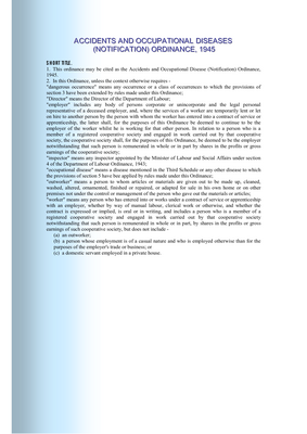 Thumbnail image for This ordinance establishes the accidents and occupational diseases regulatory context for the State of Israel.