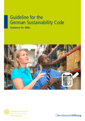 Thumbnail image for This guide helps companies to start applying the German Sustainability Code (GSC). It explains precisely what the GSC is and what its individual criteria are all about. Thus, it helps you to get started with the day-to-day practice of sustainable management and to continuously improve it.