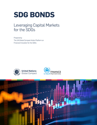 Thumbnail image for This guide explores the role of the bond market – the largest asset class in the global financial markets – in the realization of the Sustainable Development Goals (SDGs). With US$ 6.7 trillion of annual issuance, bonds can provide a cheap, reliable and scalable source of capital for a variety of stakeholders involved in the implementation of Agenda 2030, including companies, governments, cities and public-private partnerships. SDG bonds also provide an answer to the lack of SDG investment opportunities for institutional investors. A diverse portfolio of SDG Bonds, including sovereign, municipal, corporate and project bonds across developed and emerging markets could fulfill mainstream investors’ growing demand for impact while matching their risk-return appetite.