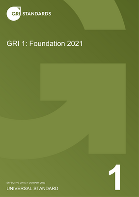 Thumbnail image for GRI 1: Foundation 2021 introduces the purpose and system of the GRI Sustainability Reporting Standards (GRI Standards) and explains key concepts for sustainability reporting. It also specifies the requirements and reporting principles that organizations must comply with to report in accordance with the GRI Standards. GRI 1 is the first Standard that organizations should consult to understand how to report using the GRI Standards.