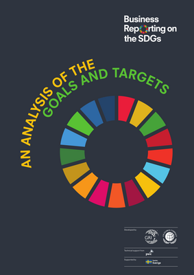 Thumbnail image for This report is a first step towards a uniform mechanism for business to report on their contribution to and impact on the SDGs in an effective and comparable way. It contains a list of existing and established disclosures that businesses can use to report, and identifies relevant gaps, where disclosures are not available. It also lists illustrative actions that businesses can take to make progress towards the SDG targets.