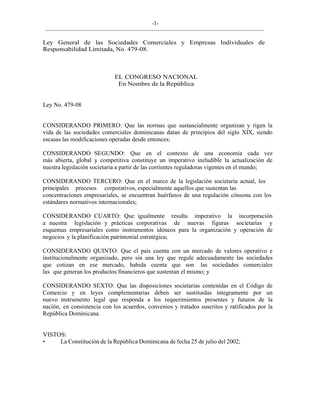 Thumbnail image for This Law states that commercial companies shall be governed by the provisions of this law, the agreements of the parties, commercial uses and common law.