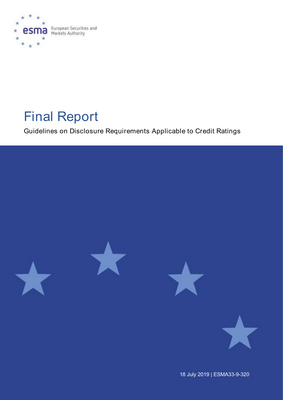 Thumbnail image for This document includes a number of disclosure requirements relating to credit ratings. The purpose of these requirements is to ensure a sufficient level of transparency around the credit rating actions so as to enable the users of the credit rating to understand the main reasons for the credit rating, any limits or uncertainties underpinning the credit rating as well as where further information can be found to facilitate their own due diligence.