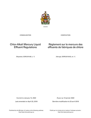 Thumbnail image for The 2018 Chlor-Alkali Mercury Liquid Effluent Regulations (CAMLER) in Canada are designed to reduce the amount of mercury that is released into the environment as a result of the chlor-alkali industry. The regulations place obligations on businesses that manufacture or import chlor-alkali products. Under CAMLER, businesses must limit the amount of mercury that is present in their effluent to a maximum concentration of 0.001 mg/L. They are required to monitor and report on their effluent levels, and to implement measures to ensure that their operations do not result in mercury releases that exceed regulatory limits. Businesses must also conduct environmental risk assessments to identify potential risks to the environment and human health, and to develop and implement risk management plans to mitigate these risks. They are required to notify the government of any significant environmental releases of mercury, and to implement measures to prevent future releases. In addition to these regulatory requirements, businesses are encouraged to adopt best practices for mercury management, such as implementing mercury-free technologies and processes, and recycling and reusing mercury where possible.