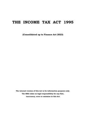 Thumbnail image for Mauritius' Income Tax Act 1995 (ITA) lays the foundation for the country's tax system, outlining taxable income for individuals and companies. It sets different tax rates for diverse income categories, offers deductions for specific expenses, and provides various incentives for businesses operating in the island nation. Regularly updated, the ITA remains a dynamic framework shaping Mauritius' financial landscape.